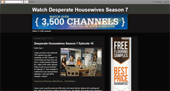 Desktop Screenshot of desperatehousewives-show.blogspot.com