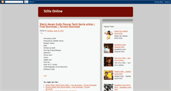 Desktop Screenshot of latest-stills-online.blogspot.com