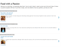 Tablet Screenshot of foodwithapassion.blogspot.com