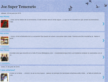 Tablet Screenshot of joesupertemerario.blogspot.com