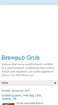 Mobile Screenshot of brewpubgrub.blogspot.com