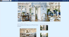Desktop Screenshot of chateaudelille.blogspot.com