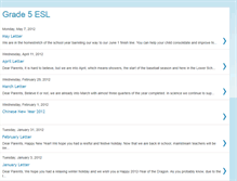 Tablet Screenshot of grade5esl.blogspot.com