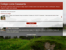 Tablet Screenshot of colegioluciacasasanta.blogspot.com