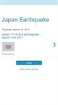 Mobile Screenshot of japanearthquake3-11.blogspot.com