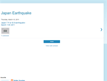 Tablet Screenshot of japanearthquake3-11.blogspot.com