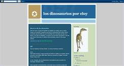 Desktop Screenshot of dinosaurioseloy.blogspot.com