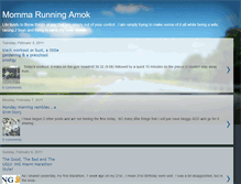 Tablet Screenshot of mommarunningamok.blogspot.com