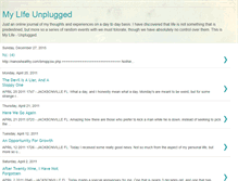 Tablet Screenshot of numinousunplugged.blogspot.com