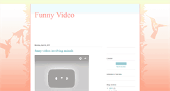 Desktop Screenshot of funyvideo.blogspot.com