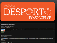 Tablet Screenshot of desportopovoacense.blogspot.com