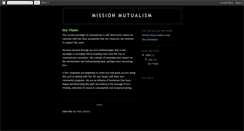 Desktop Screenshot of missionmutualism.blogspot.com