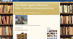 Desktop Screenshot of clancyvscancer.blogspot.com