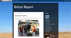 Desktop Screenshot of belizereport.blogspot.com