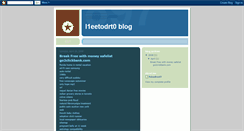 Desktop Screenshot of l1eetodrt0.blogspot.com