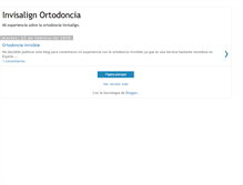 Tablet Screenshot of invisalign-ortodoncia.blogspot.com