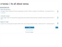 Tablet Screenshot of e-tawau.blogspot.com