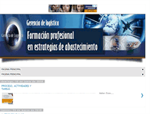 Tablet Screenshot of gerencia-logistica.blogspot.com