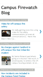 Mobile Screenshot of campus-firewatch.blogspot.com