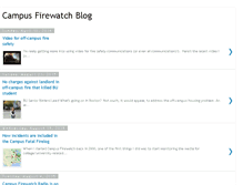 Tablet Screenshot of campus-firewatch.blogspot.com