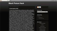 Desktop Screenshot of blackpoisonhack.blogspot.com