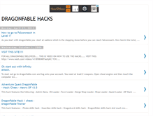 Tablet Screenshot of dragonfableonlinehack.blogspot.com