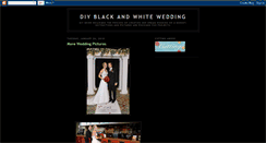 Desktop Screenshot of diyblackandwhitewedding.blogspot.com