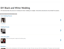 Tablet Screenshot of diyblackandwhitewedding.blogspot.com