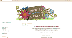 Desktop Screenshot of alexascrap.blogspot.com