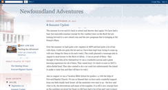 Desktop Screenshot of newfoundlandadventurers.blogspot.com