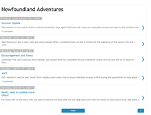 Tablet Screenshot of newfoundlandadventurers.blogspot.com