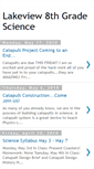 Mobile Screenshot of lakeviewscience8.blogspot.com