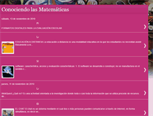 Tablet Screenshot of profesoresenmatematica.blogspot.com