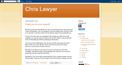 Desktop Screenshot of chrislawyer4council.blogspot.com