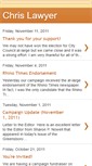 Mobile Screenshot of chrislawyer4council.blogspot.com