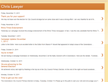 Tablet Screenshot of chrislawyer4council.blogspot.com