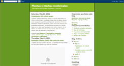 Desktop Screenshot of plantas-hierbas-medicinales.blogspot.com