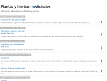 Tablet Screenshot of plantas-hierbas-medicinales.blogspot.com