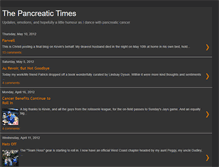 Tablet Screenshot of pancreatictimes.blogspot.com