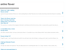 Tablet Screenshot of 1online-flower.blogspot.com