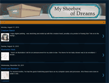 Tablet Screenshot of dreamshoebox.blogspot.com