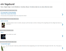 Tablet Screenshot of einvagabund.blogspot.com