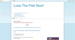 Desktop Screenshot of losetheflabnow.blogspot.com
