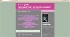 Desktop Screenshot of beadsparty.blogspot.com