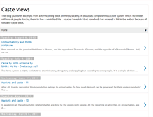 Tablet Screenshot of caste-dharma.blogspot.com