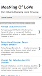 Mobile Screenshot of meaning-of-love.blogspot.com