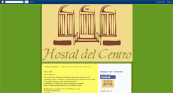 Desktop Screenshot of hostaldelcentro.blogspot.com