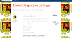 Desktop Screenshot of clubedesportivodebeja.blogspot.com