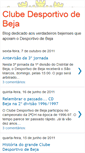 Mobile Screenshot of clubedesportivodebeja.blogspot.com