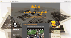 Desktop Screenshot of behindbootsandbarefeet.blogspot.com